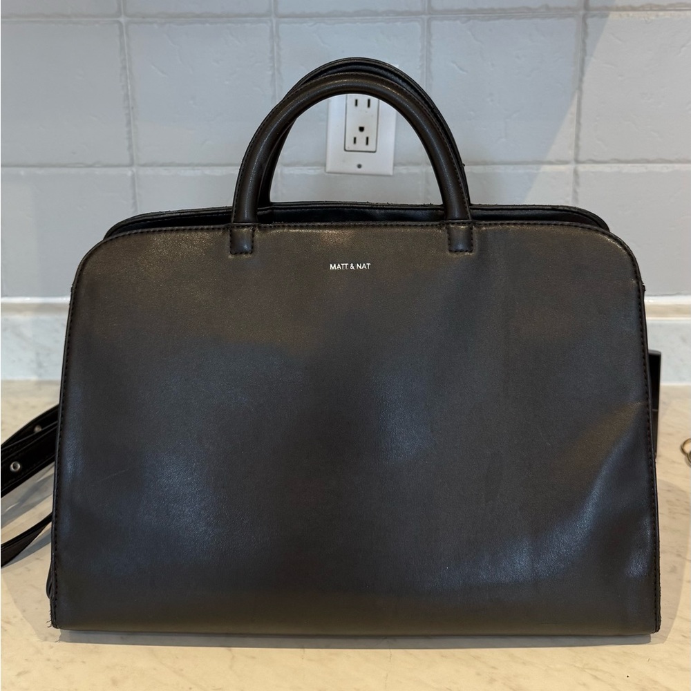 Matt & Nat Tia Loom Satchel Bag Vegan Leather